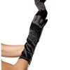 Leg Avenue Classic Lady Black Satin Mid Length Gloves