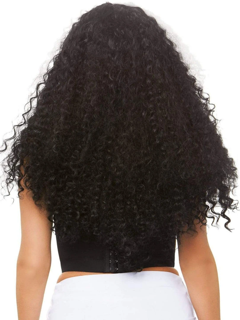 Leg Avenue Costumes Long Curly Black & White Costume Wig 2 Leg Avenue Costumes Long Curly Black & White Costume Wig