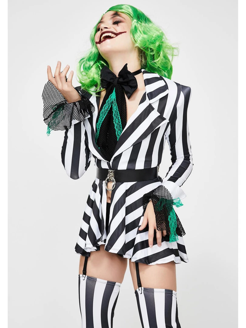Forplay Womens Sexy Got The Juice Beetlejuice 6 Piece Costume With Wig Costumes 6 Forplay Womens Sexy Got The Juice Beetlejuice 6 Piece Costume With Wig Costumes