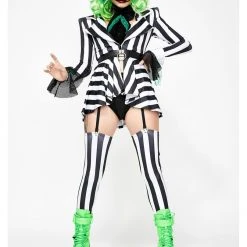 Forplay Womens Sexy Got The Juice Beetlejuice 6 Piece Costume With Wig Costumes 15 Forplay Womens Sexy Got The Juice Beetlejuice 6 Piece Costume With Wig Costumes