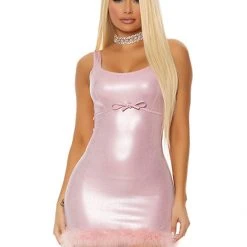 Forplay High School Reunion Women's Pink Michele Style 90s Movie Costume