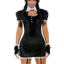 Forplay Woman Crush Wednesday 3 Piece Wednesday Addams Costume