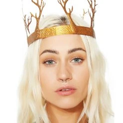 Leg Avenue Costumes Gold Metal Fantasy Crown Costume Accessory