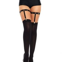 Leg Avenue Edgy Studded Thigh High Garter Suspender