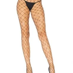 Leg Avenue Ice Queen Iridescent Rhinestone Fence Net Tights