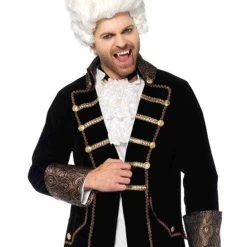 California Costumes Victorian Era Mens Costume Wig White