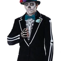 California Costumes El Novio Muerto Mens Mexican Day Of The Dead Grooms Costume