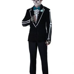 California Costumes El Novio Muerto Mens Mexican Day Of The Dead Grooms Costume
