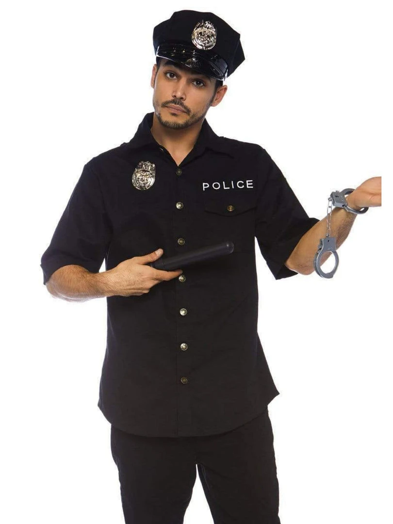 Leg Avenue Costumes Men's Cuff Em' Cop Police Costume 1 Leg Avenue Costumes Men's Cuff Em' Cop Police Costume