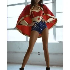 Partyking Womens Wonderful Babe Wonder Woman Costume Costumes