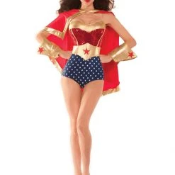 Partyking Womens Wonderful Babe Wonder Woman Costume Costumes