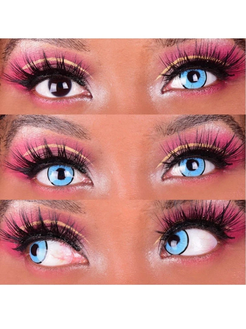 Costume Accessories Primal Superhero Blue Coloured Contact Lenses 2 Costume Accessories Primal Superhero Blue Coloured Contact Lenses