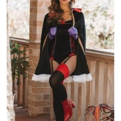 Forplay Queen Of Heartbreaker Sexy Evil Villain Bodysuit Costume