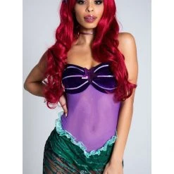 Leg Avenue Under The Sea Sheer Ariel Deluxe Mermaid Costume Costumes