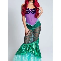 Leg Avenue Under The Sea Sheer Ariel Deluxe Mermaid Costume Costumes