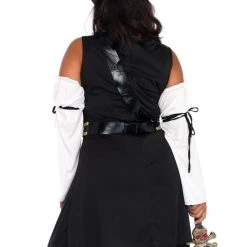 Leg Avenue Sexy Plus Size Pirate Costume Black Sea Buccaneer Costumes