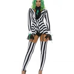 Forplay Womens Sexy Got The Juice Beetlejuice 6 Piece Costume With Wig Costumes 11 Forplay Womens Sexy Got The Juice Beetlejuice 6 Piece Costume With Wig Costumes