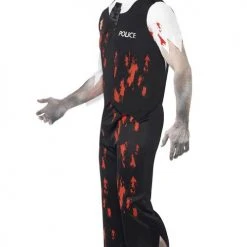 SMIFFYS Mens Zombie Policeman Costume Costumes